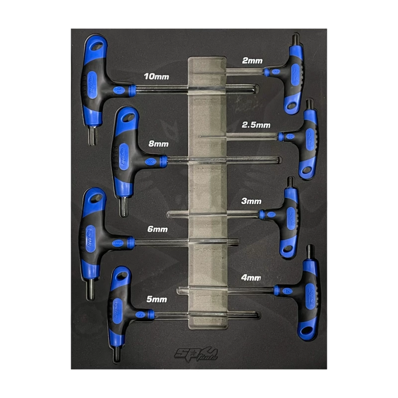 Szerszámos kocsi gyári-felszerelt 411 db-os 13 fiók TECH S. - SP Tools