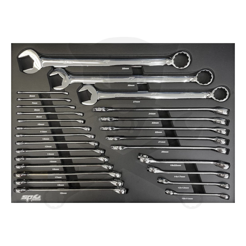 Szerszámos kocsi gyári-felszerelt 411 db-os 13 fiók TECH S. - SP Tools