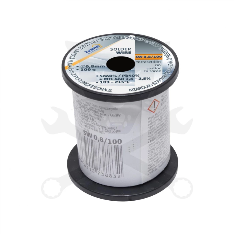 Forrasztó ón D0,8 mm 100g (SW 0,8/100)