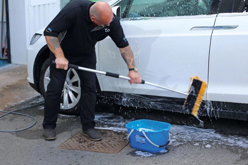 Vödör - Műanyag PP 15 literes + szennyfogó rács - Laser