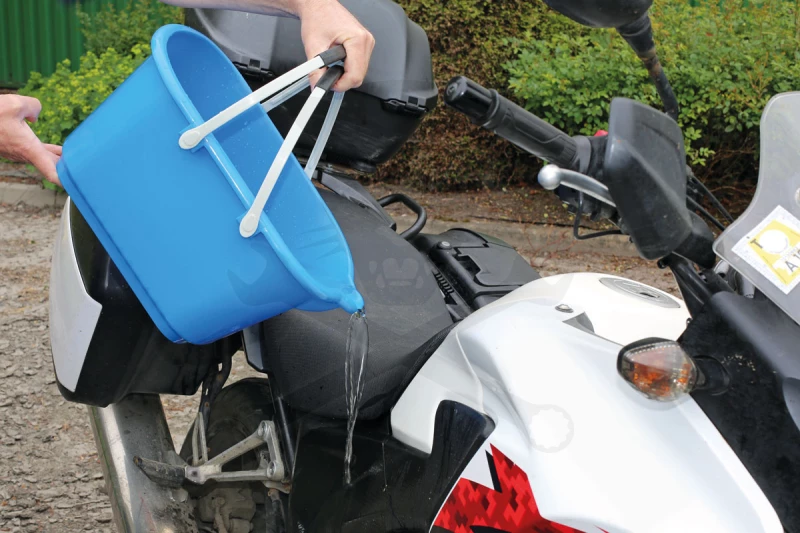 Vödör - Műanyag PP 15 literes + szennyfogó rács - Laser