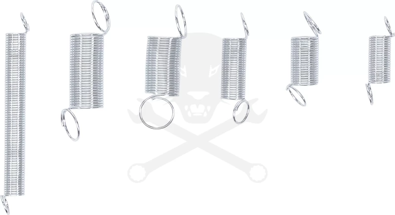 Rugó készlet 65 db-os - húzó rugók - BGS