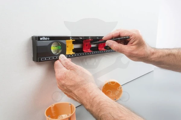 Vízmérték 400 mm 2 lib. villanyszerelő SB246