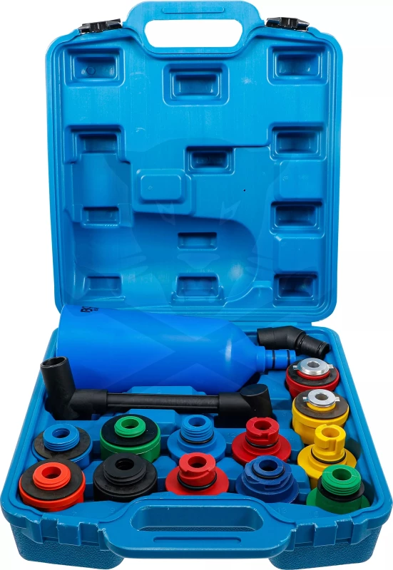 Olajbetöltő tölcsér 2 literes, 15 részes adapter készlettel - BGS