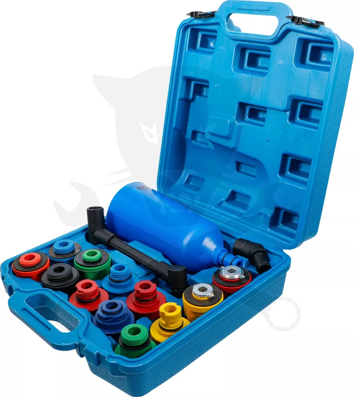 Olajbetöltő tölcsér 2 literes, 15 részes adapter készlettel - BGS