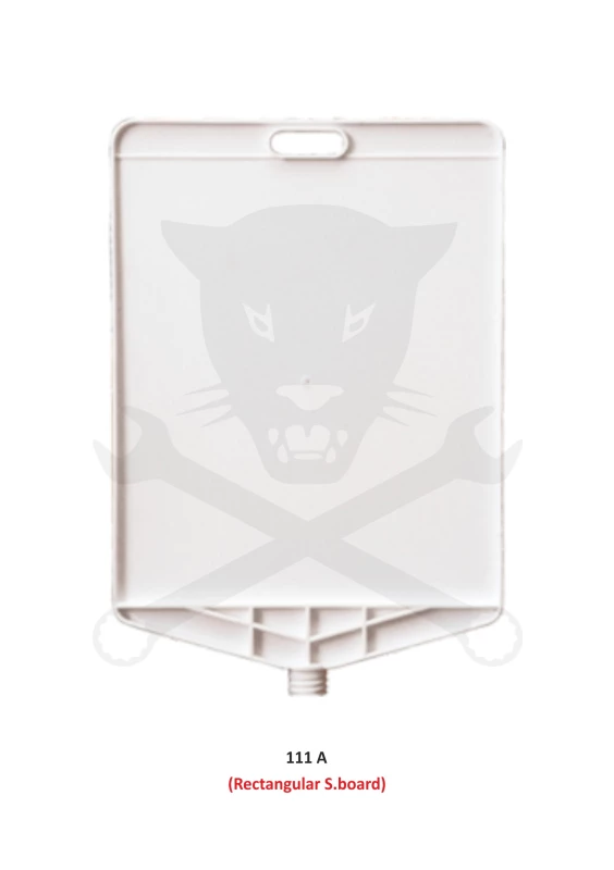 Információs tábla 35 x 41 cm - négyszögletű - feliratozható - Evelux