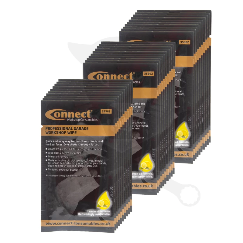 Kéztisztító kendő - víz nélküli citromolajos nedves kendő- 30 db-os