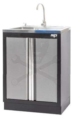 Szerszámos szekrény 2 ajtós mosogatóval - WORKSHOP SERIES- SP Tools