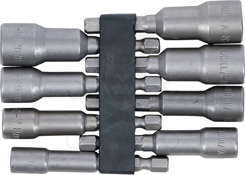 Csavarbehajtó hatlap csavarra, bit befogással készlet6-13 mm / 65mm