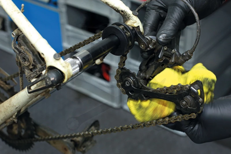 Kerékpárhoz lánctartó szerszám, átfűzűs - Laser