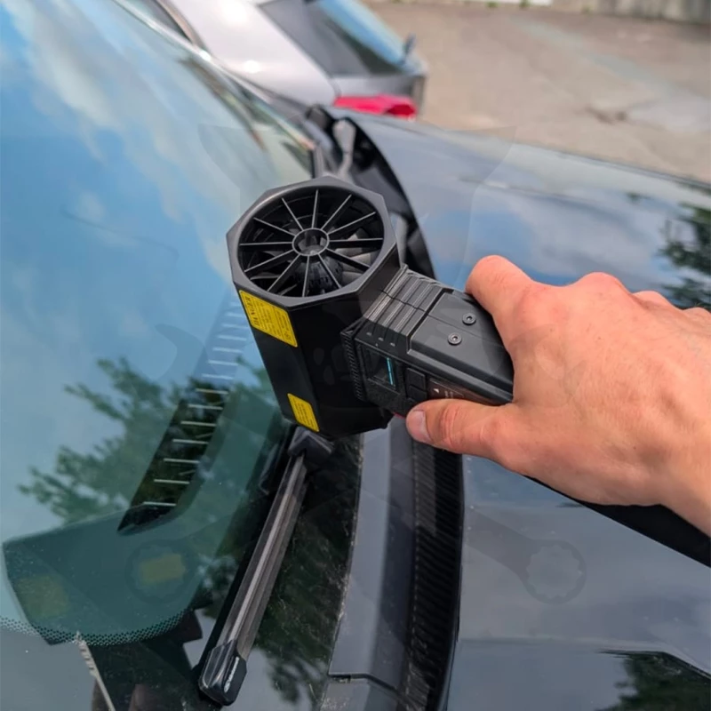 Légfúvó kézi akkus, LED lámpával - JUMBO - Hubitools