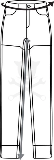 Nadrág lángálló hegesztőnadrág MW2000 L-es Fekete - ESAB