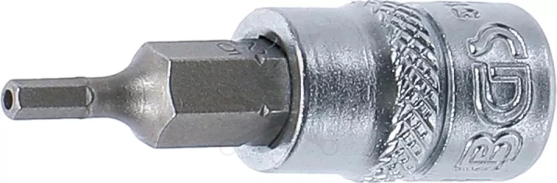 Rátűzőkulcs - crowa+bit 1/4" lyukas imbusz 2,5 mm - BGS