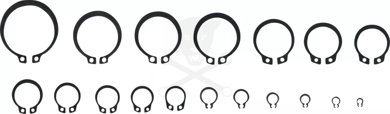 Seegergyűrű külső készlet 300 db-os