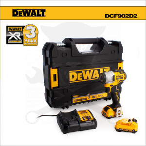 Ütvecsavarozó, akkus 12V 168 Nm 3/8" gyűrűs 2db 2Ah Li-ion - DeWalt2