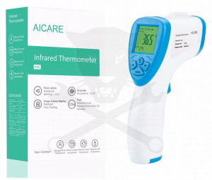 Hőmérő, infravörös érintés nélküli homlokhőmérő 32 - 42,9°C