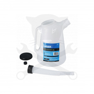 Mérőflakon, csőrös, flexibilis hosszabbítóval 5.0L - Laser