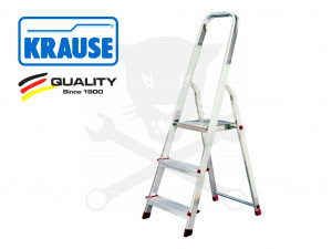 Alu lépcsőfokos állólétra 1x 3 Fokos - CORDA-