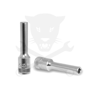 Dugókulcs - crowafej 1/4" 6 lap hosszú 5,0 mm Genius