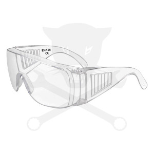 Védőszemüveg - VISITOR - víztiszta, oldalsó védelemmel EN 166