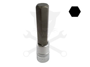 Rátűzőkulcs - crowa+bit 1/2" imbusz 16 mm, hosszú