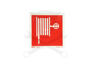 Tábla utánvilágítós öntapadós Tűzcsap 150x150 UV200