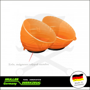 Mágneses tálca műanyag narancs 1 db - MÜLLER