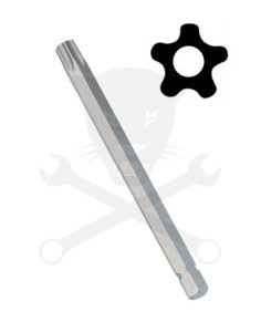 Bit ötágú torx T-55 88 mm lyukas Genius