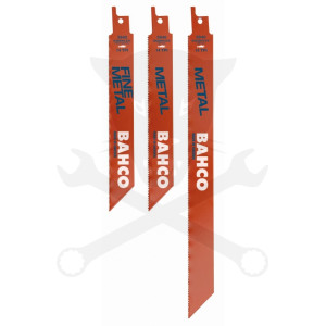 Orrfűrészlap, fémlemez készlet 205-130mm 5 db-os - Bahco