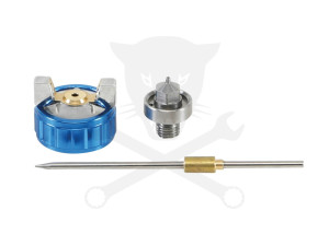 Festékszóró pisztoly, felsőtartályos 0,8 mm-eshez fúvóka 0,8 mm-es