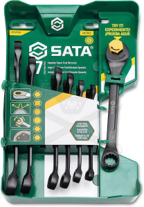 Csillag-villás készlet 7r. 8-17 mm - Black Edition - SATA