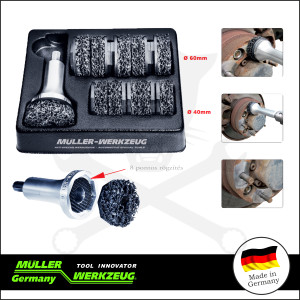 Tisztítókorong - négertárcsa tőcsavaros tárcsa tisztító készlet- szgk