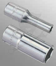 Dugókulcs - crowafej 3/8" 6 lap hosszú 13 mm Genius