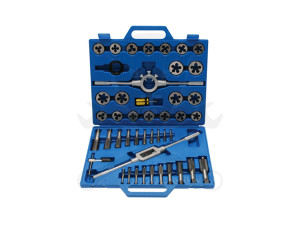 Menetfúró és menetmetsző készlet COLOS UNC+UNF (5,41-23,41 mm) 45 db-os