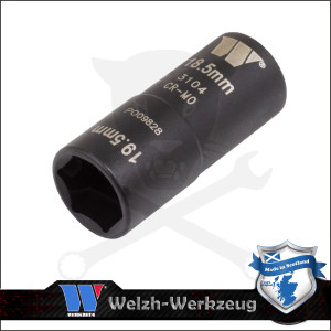 Kerékanyakulcs kétfejű 1/2" 18,5-19,5 mm -Ford króm kupakokhoz- Welzh