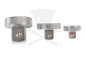 Crowa átalakító adapter készlet bővítő 1/4"-3/8"-1/2"-3/4" mágneses 3 db