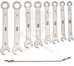 Csillag-villáskulcs készlet mini 3.2-4-5-5.5-6-7-8-9-10 mm 8 db-os - BGS