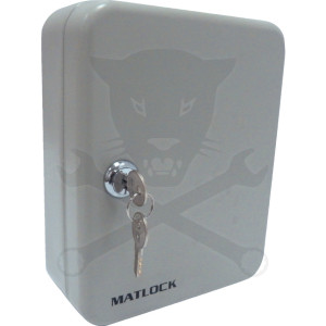 Kulcsszekrény 20 kulcsos. - fém, szürke