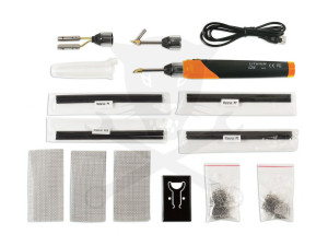 Műanyag hegesztő és műanyag elem tűzőgép készlet 2in1 -akkus- Power Tec