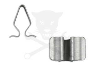 Acél fémrögzitő klipp műanyag kárpit. VW 10 db