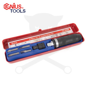 Ütve csavarozó készlet 6 db-os - Genius