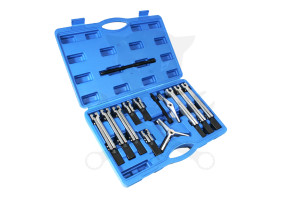 Csapágylehúzó készlet 2 és 3 körmös, csúszószáras 25-130 mm - 13 db-os