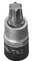 Rátűzőkulcs - crowa+bit 1/2" torx T30