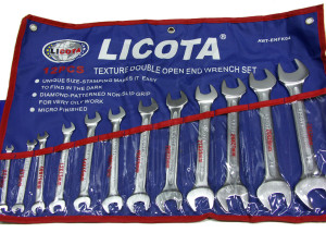 Villás-villáskulcs készlet 12 részes Licota