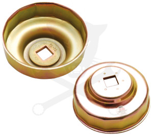 Olajszűrő leszedő kupak 074 mm x 14 lap 1/2"-os BMW motorkerékpár, stb.