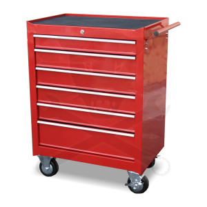 Szerszámos kocsi 6 fiókos - tálcáshoz alkalmas - kivitel