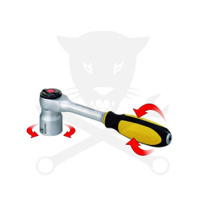 Crowa racsnis kulcs 1/4" 52 fog ROTARY-forgó nyelű PROXXON