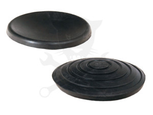 Gumipogácsa krokodil emelőhöz fekete 96x10 mm tömör íves-körkörös