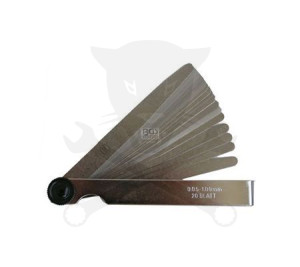 Hézagmérő készlet 20 lapos 0,05 - 1,0 mm BGS