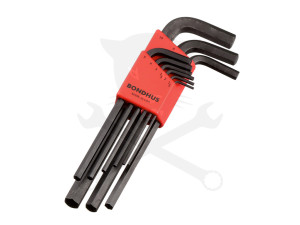 Imbuszkulcs készlet hosszú egyenesv. 1,5-10 mm - HLX9M Bondhus